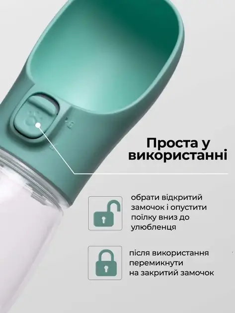 Портативна поїлка для собак